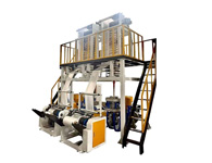 Single Screw Dual Die Head Blown Film Machine Manufacturer