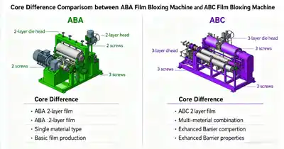 /Core Difference Comparison between ABA Film Blowing Machine and ABC Film Blowing Machine