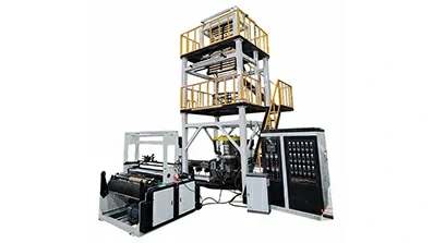 /Why use three extruders on one blown film machine?